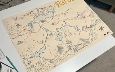 Barovia festett térkép: DnD csapatom új kalandja!