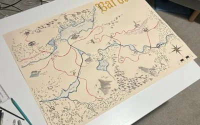 Barovia festett térkép: DnD csapatom új kalandja!